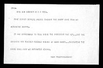 Teletype of JFK assassination and burial